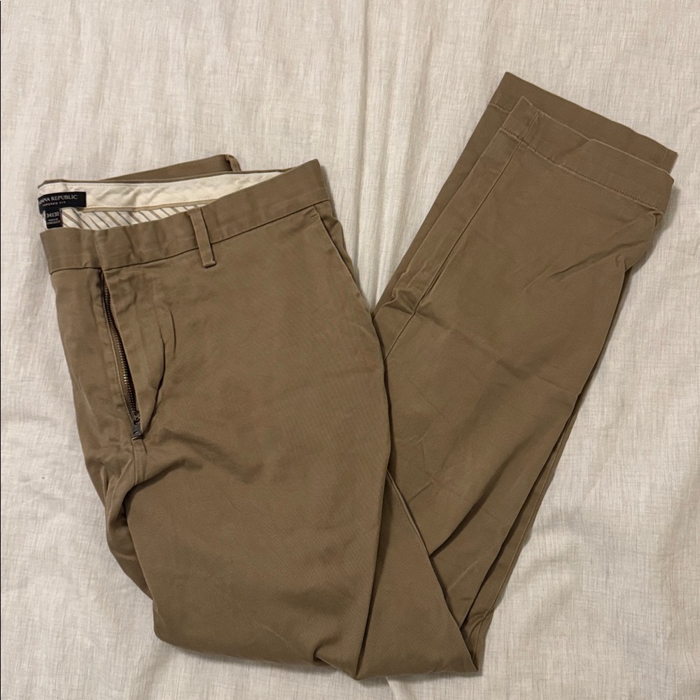 Banana Republic Men's Tan Dress Pants